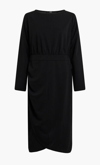 LONG SLEEVE JERSEY DRESS