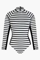 Rayures One-Piece Rashguard