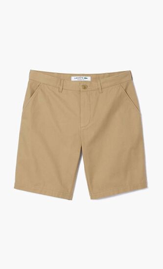 Cotton Gabardine Chino Bermuda Shorts
