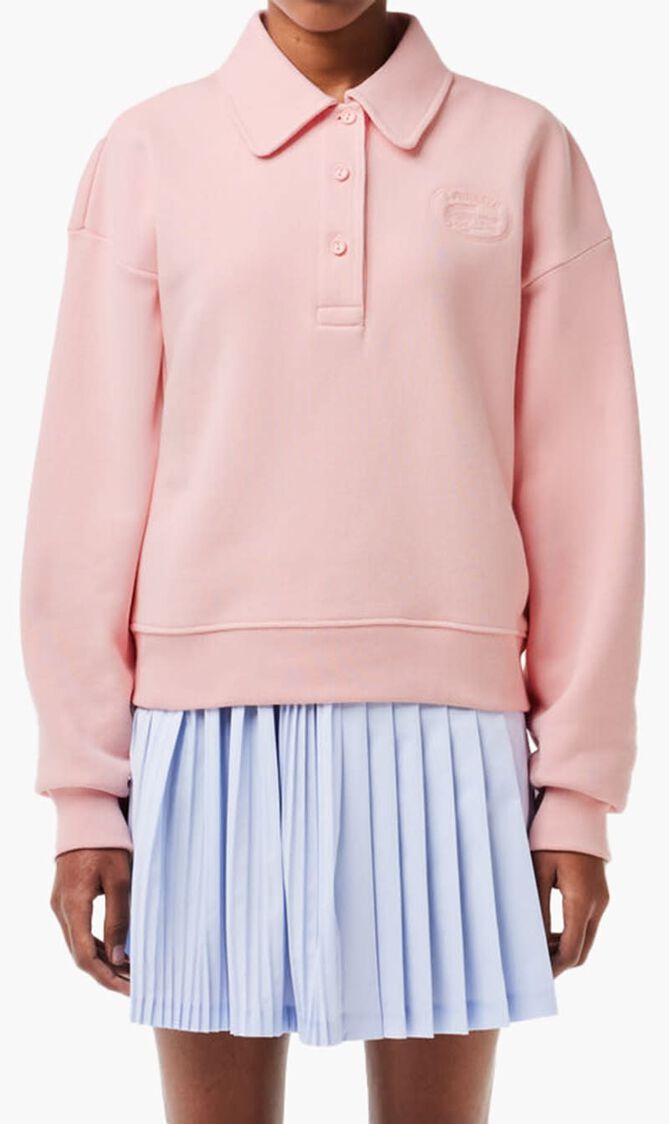 Lacoste Embroidered Polo Neck Jogger Sweatshirt