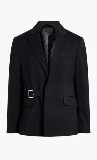 WOOL BLAZER W BELT