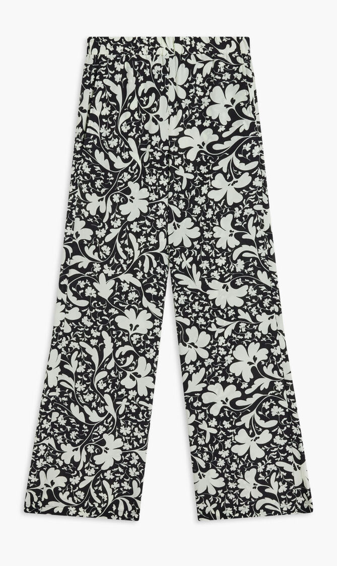 FLOWER PRINT TROUSERS