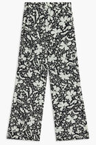FLOWER PRINT TROUSERS