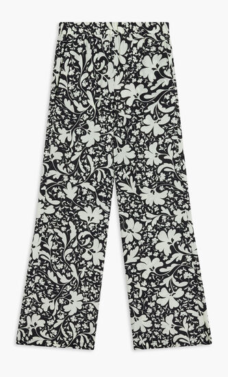 FLOWER PRINT TROUSERS