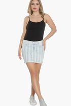 Amelia Stripes Regular Fit Skirt