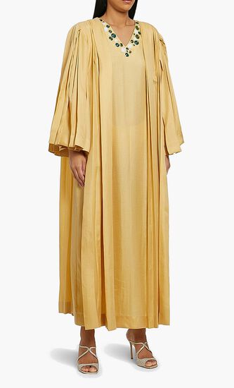 Pleated Maxi Dress