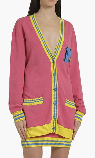 Teddy Bear Motif Cardigan