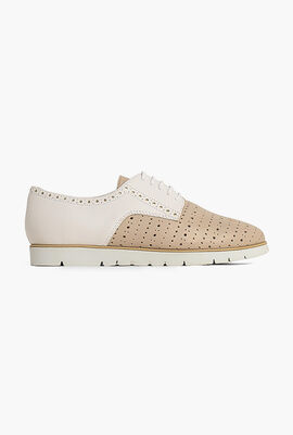 Kookean Perforated Leather Derby