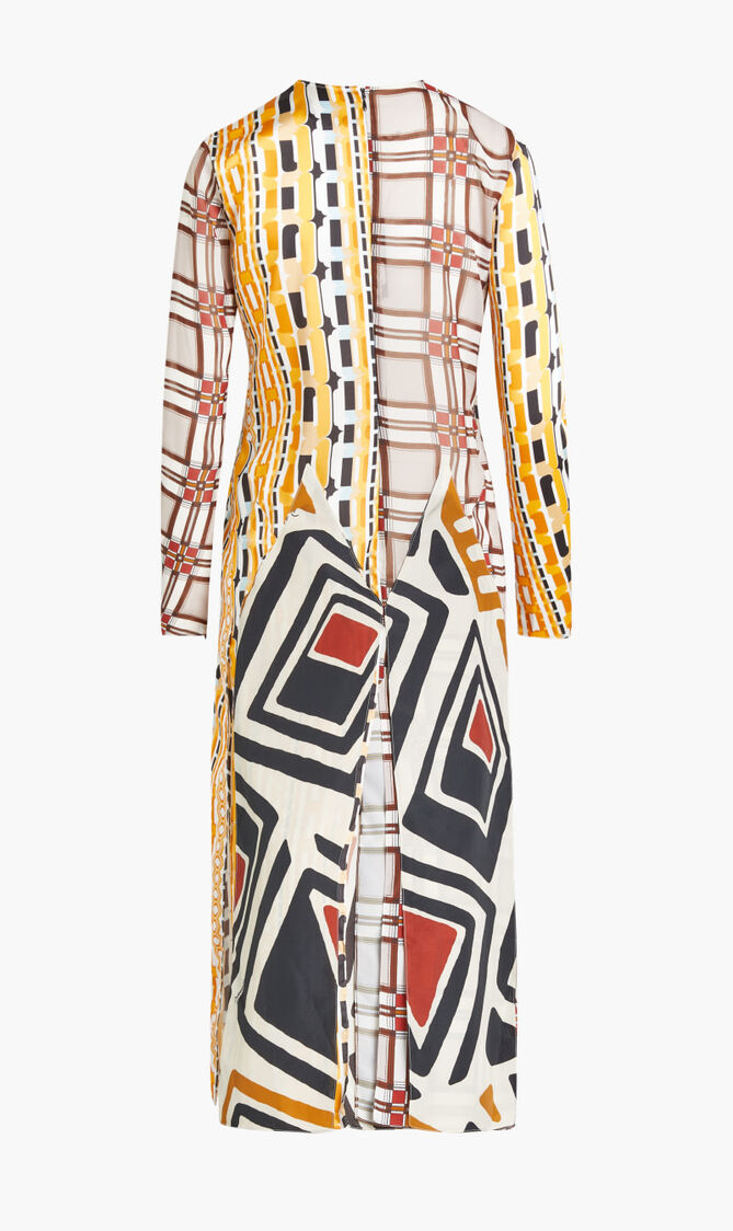 Abstract Vestito Dress