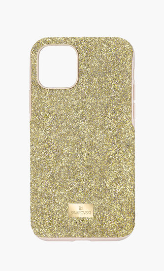 High Smartphone Case With Bumper, Iphone&reg; 11 Pro, Gold Tone
