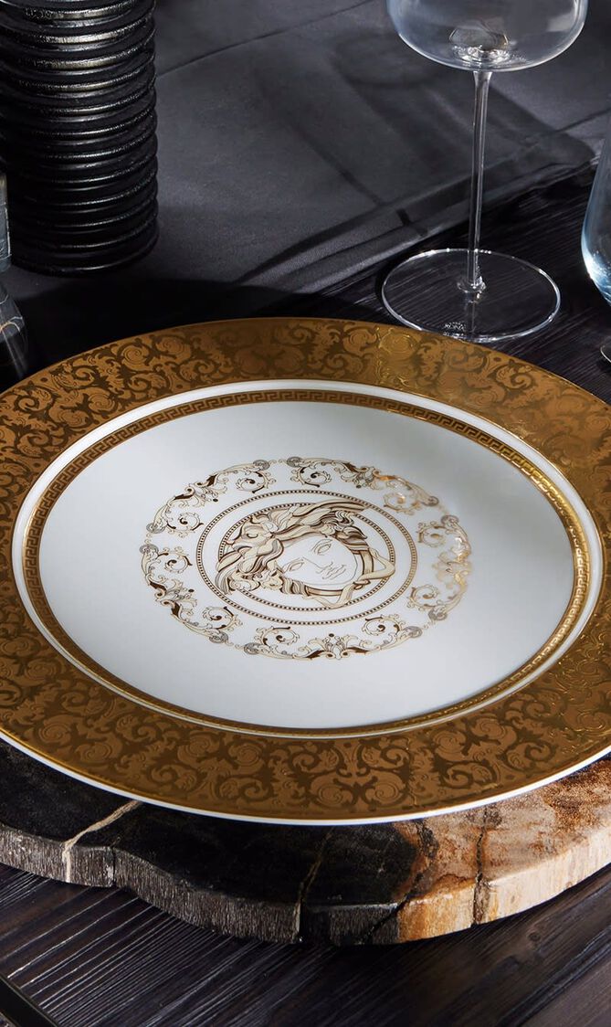 Medusa Gala Charger Plate White 33cm