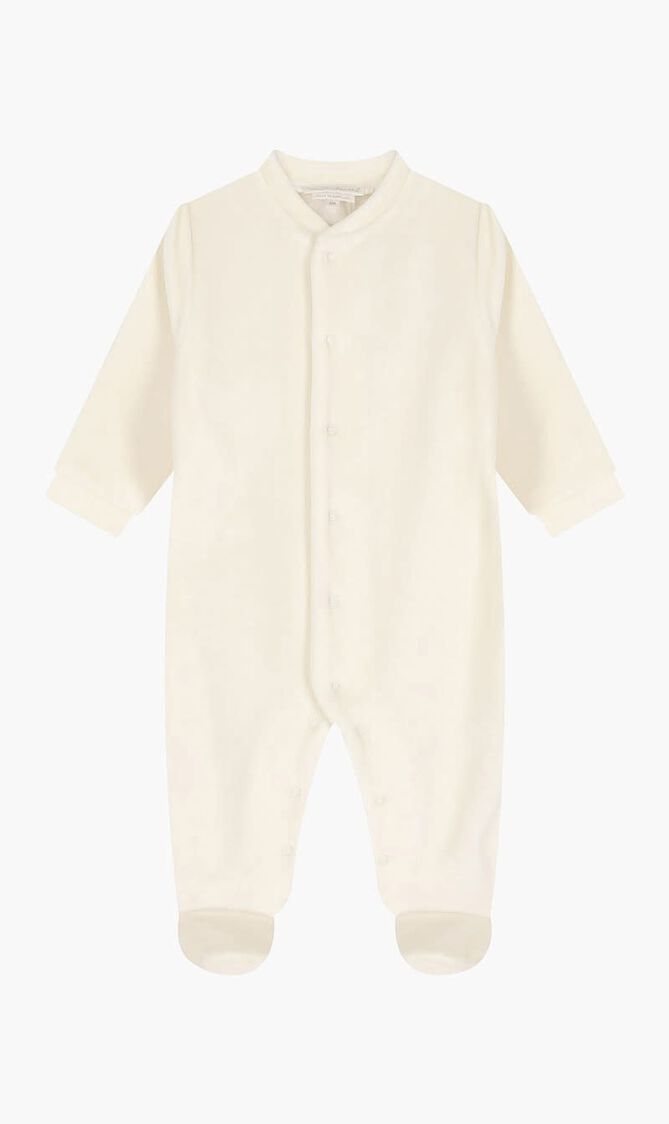 Velour Angel Wing  Sleepsuit