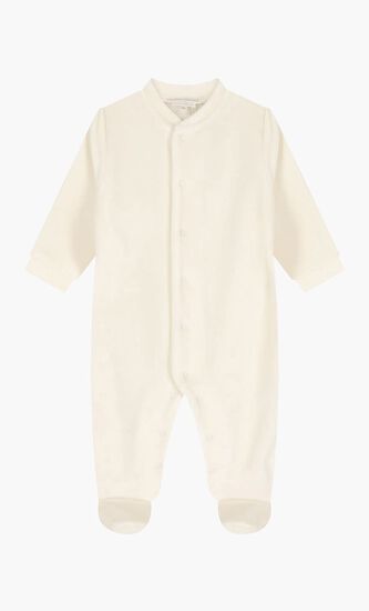 Velour Angel Wing  Sleepsuit