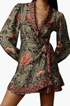 Arabesque Long Sleeve Mini Dress