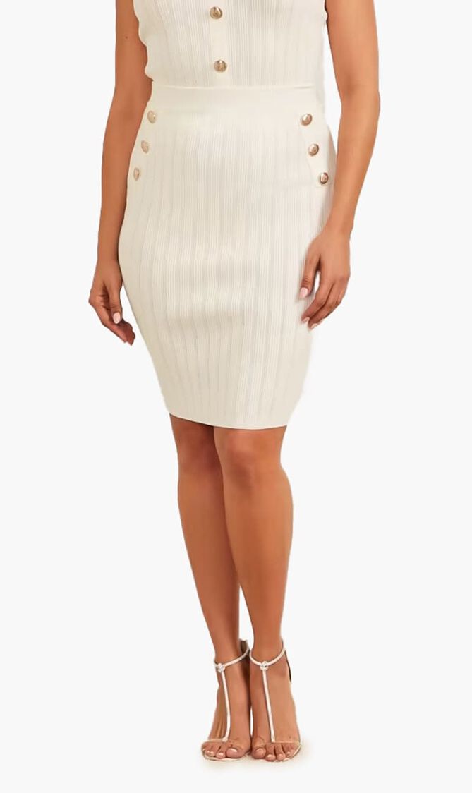 Andromeda Stitched Sweater Skirt