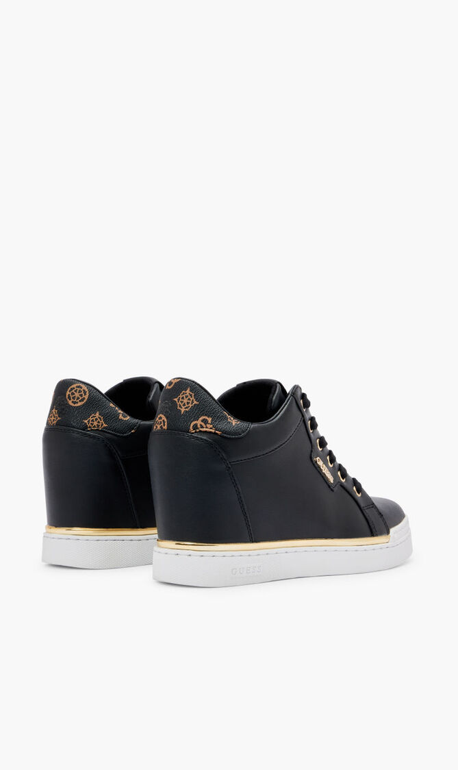 SNEAKERS/ATHLETIC MID TOP BLACK 001