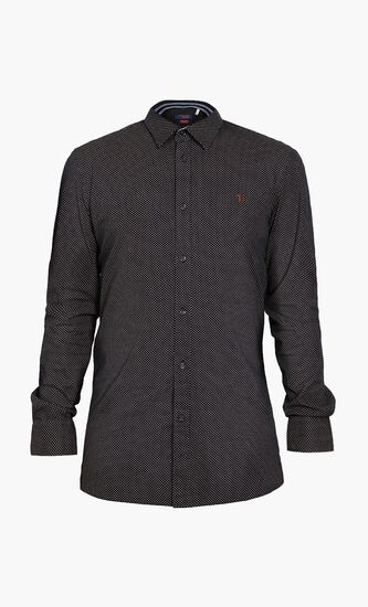 Regular Fit Rhombus Shirt