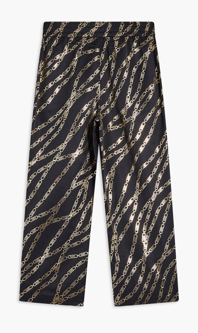 Empire Print Elasticated Waistband Trousers