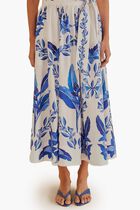 Cotton Midi Skirt