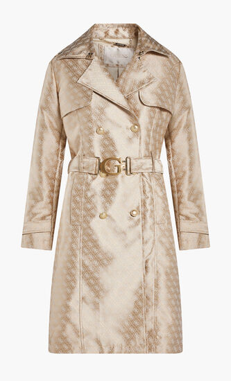 DILETTA BELTED LOGO TRENCH