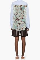 CHIFFON BACK OVERSIZED SHIRT