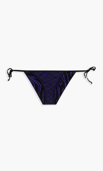 SWIM SLIP REVERSIBLE LYCRA MIRANDA ZEBRA+VERSACE VERSACE