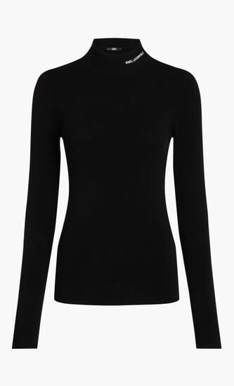 Logo Turtle-Neck Sweater