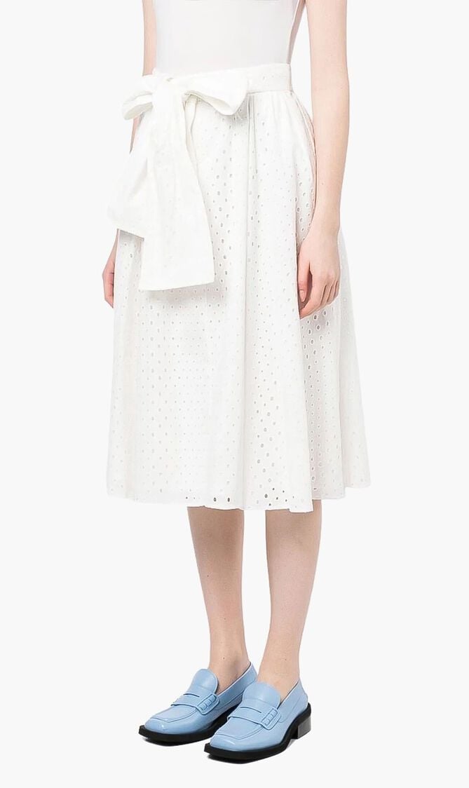 Midi Skirt Knot Detail Midi Skirt Knot Detail