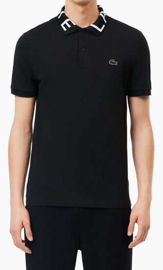 Movement Jacquard Collar Polo