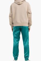 RA_SATIN CASUAL JOGGER EMERALD GOLD