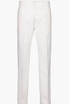 Cotton Satin Chino Trousers