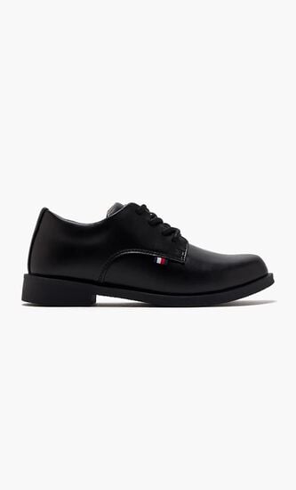 LOW CUT LACE UP SHOE BLACK