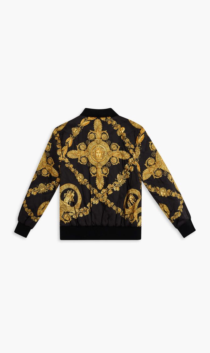 Quilted Bomber Jacket