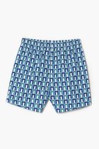 Monogram Print Swim Trunks Monogram Print Swim Trunks