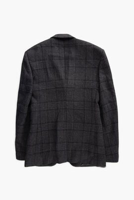 Tweed 2-Button Suit Jacket