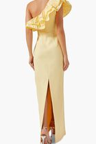 Lulu One Shoulder Ruffle Gown
