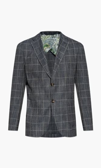 Checked Blazer