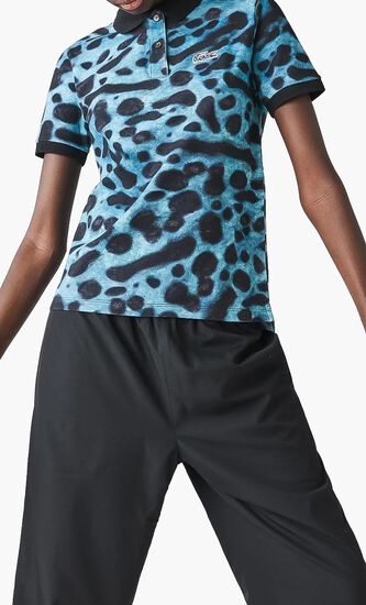 Lacoste X National Geographic Animal Print Polo Shirt
