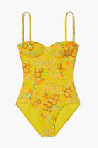 Printed Underwire Bikini One-Piece