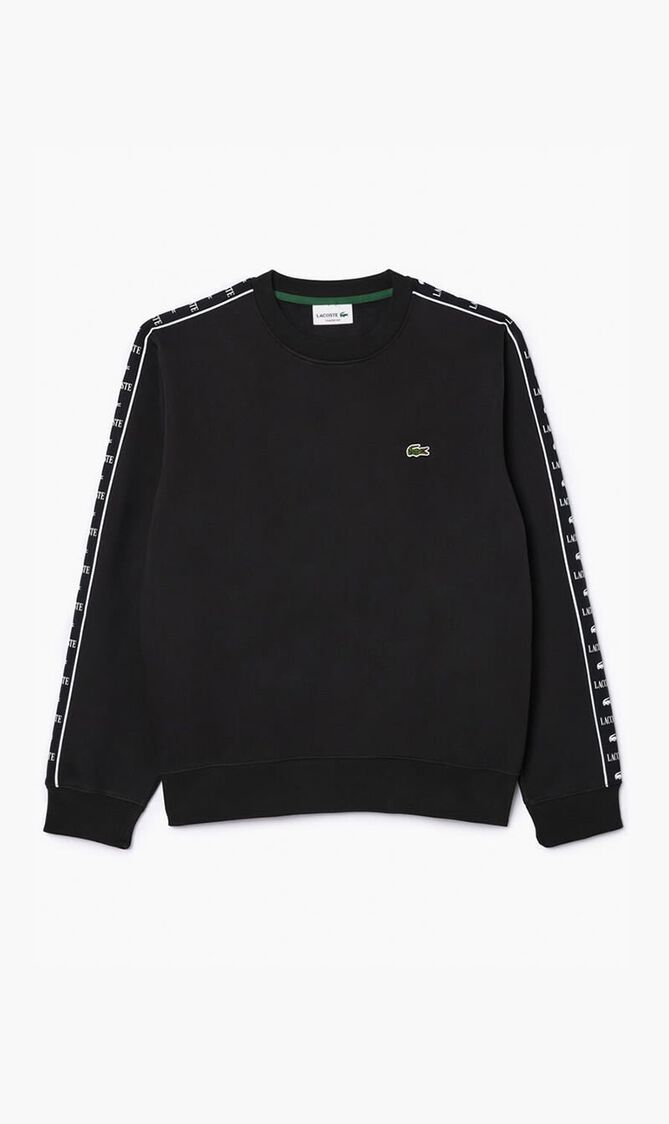 Logo Strip Crew Neck Sweatshirt