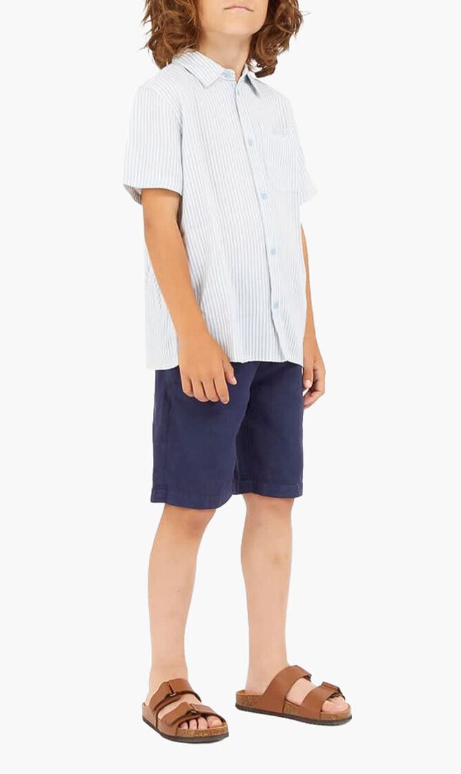 All Over Print Linen Shirt