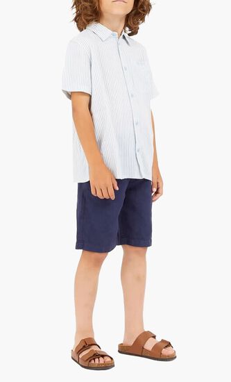 All Over Print Linen Shirt