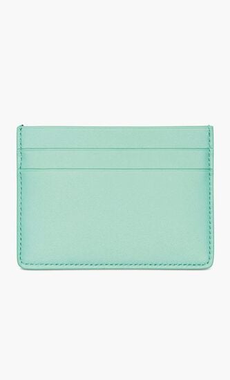 CREDIT CARD HOLDER SOFT CALF WNAPPA LINING (SATIN PALLADIUM)