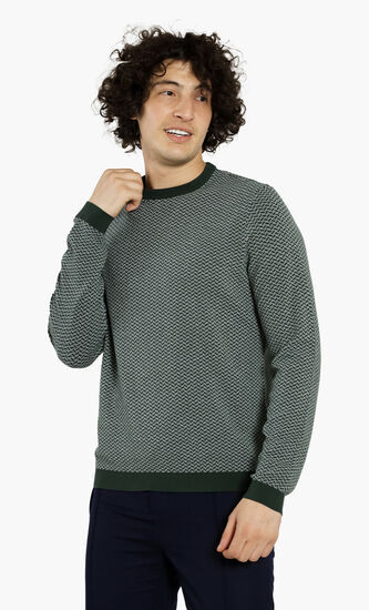 Geo Print Sweater