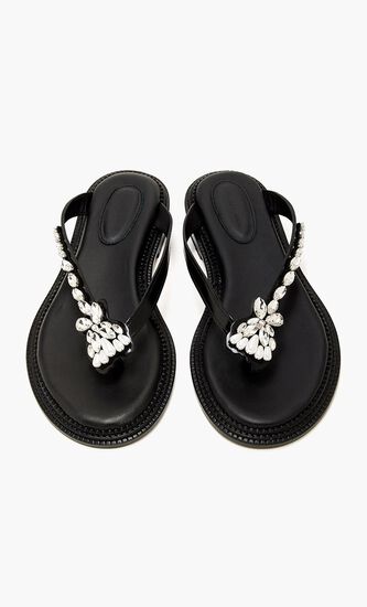 Embellished Thong Sandals