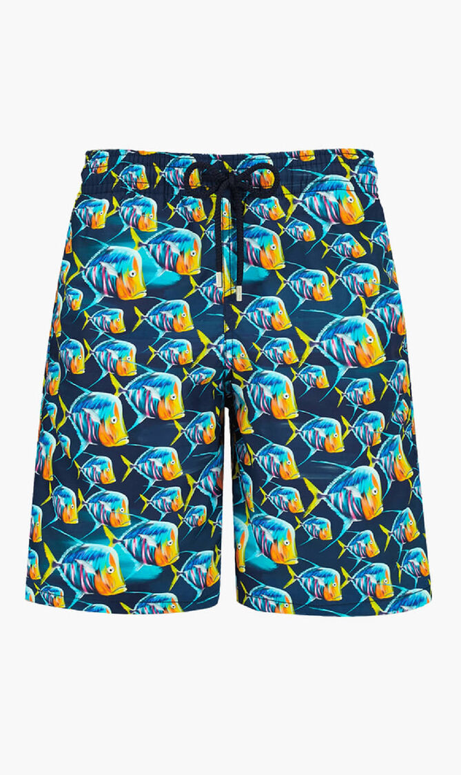 Fish Printed Shorts