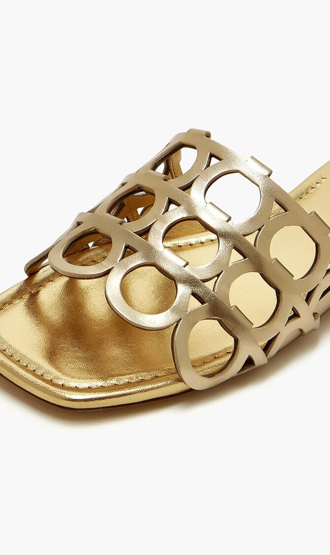 Gancini Slide Sandals