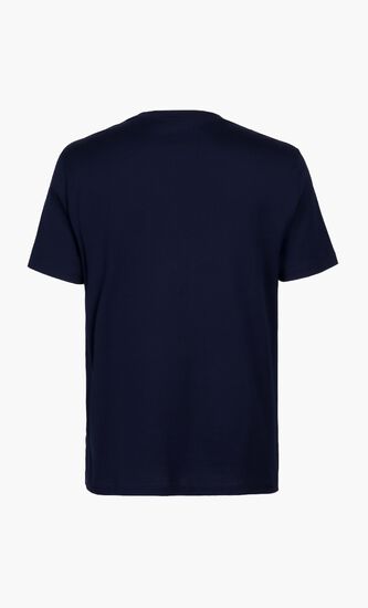 Greca Crew Neck Logo T-shirt