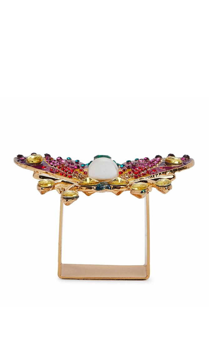 طقم حلقات مناديل المائدة جلام فلاي، متعدد الألوان - 4 قطع