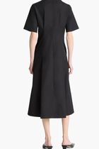 Cotton Short Sleeve Shirt Dress